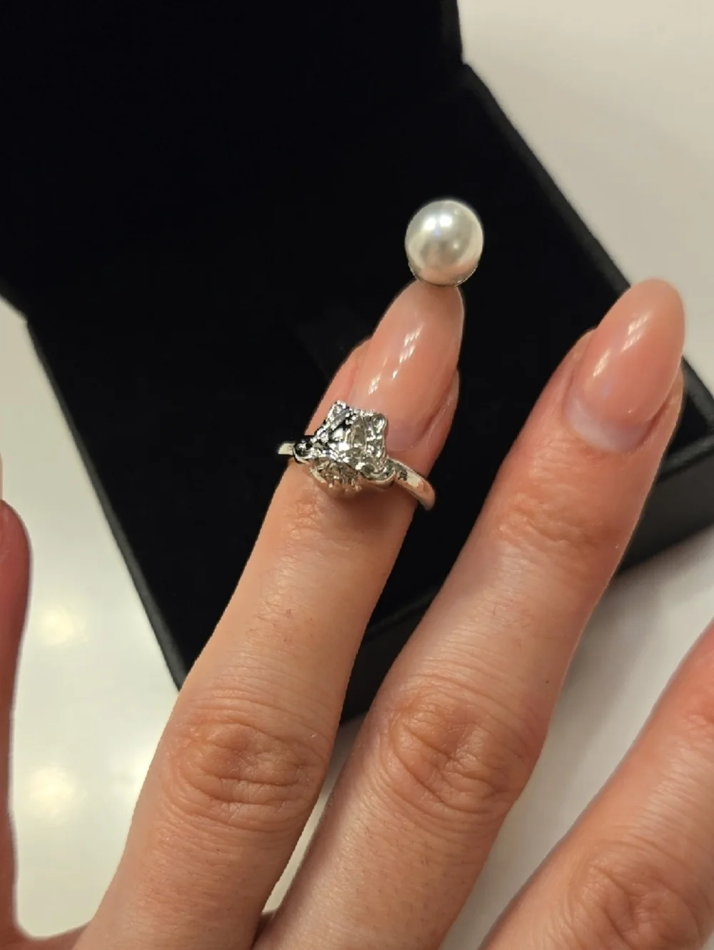 Versace Silver Open Ring Set - Picture 4 of 11
